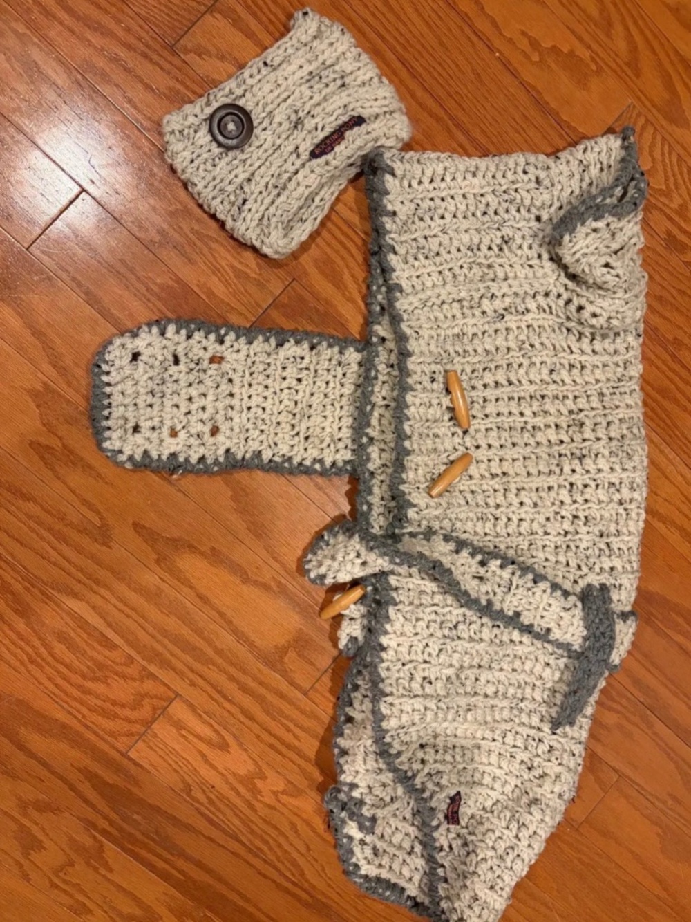 Greyhound Knit Sweater and Neck Warmer